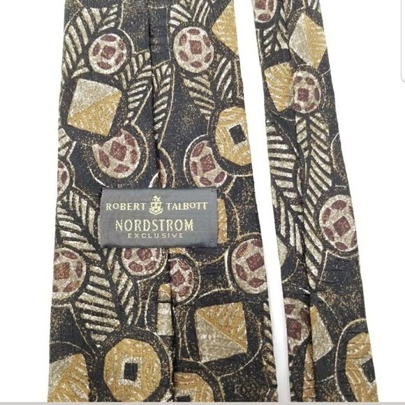Robert Talbott Nordstrom Golden Leaf Necktie - Picture 3 of 6